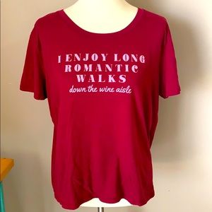 ROMANTIC WALKS DOWN WINE AISLE Size‎ Large 5th Sun